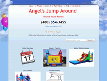 Tablet Screenshot of angelsjumparound.com